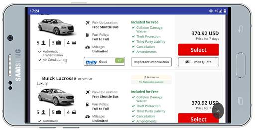 Car Rental Lite - Global Auto Rent -Worldwide Hire screenshot 4