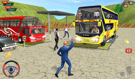 Tourist Bus Driver Game - Game Pelatih Bus screenshot 12