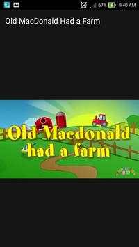 Old MacDonald had a Farm Video Song Kids Offline screenshot 1