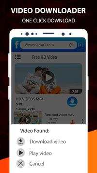 Free video downloader app - save from net screenshot 4