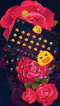 Red Rose Keyboard Theme screenshot 2