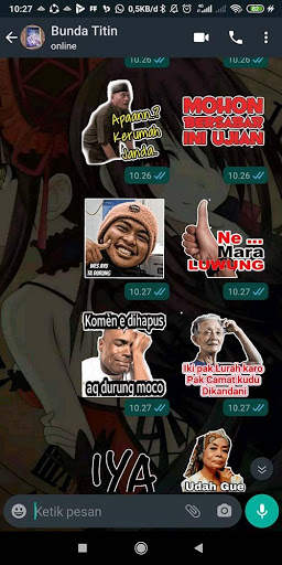 Stiker WA Lucu Keren Pentol Kocak WAStickerApps screenshot 6