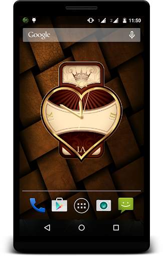 Gold Clock Live Wallpaper screenshot 4