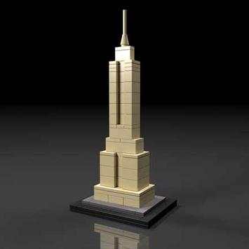 Slide Puzzle Lego Architecture screenshot 1