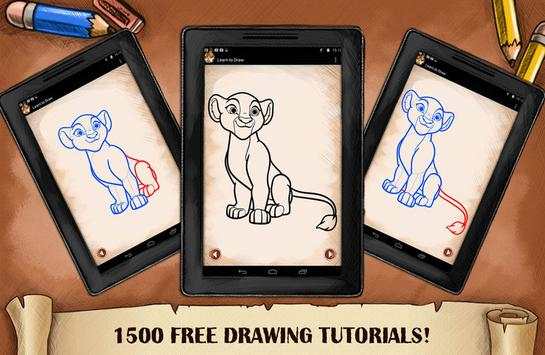 Drawing The Lion King Jungle Animals screenshot 3