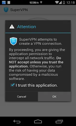 SuperVPN Pro screenshot 1