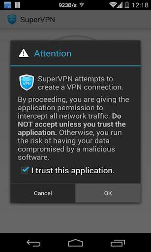 SuperVPN Pro screenshot 1