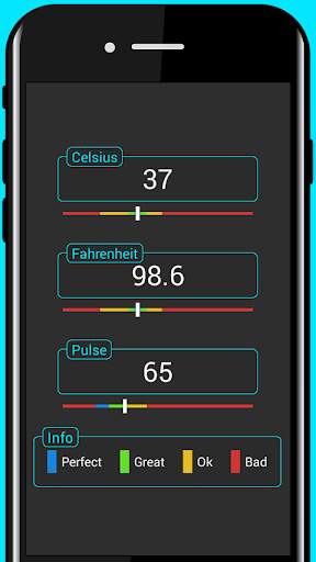 Body Temperature Interval : Fever Thermometer скриншот 2