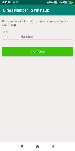 Direct Number To WhatsUp 1 تصوير الشاشة