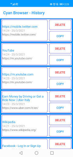 Cyan Browser - Ultra Fast & Private screenshot 6