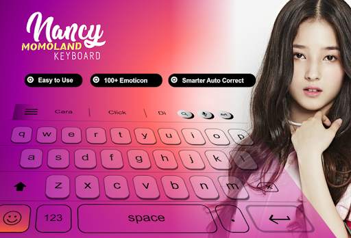 Nancy Momoland Keyboard Theme screenshot 1