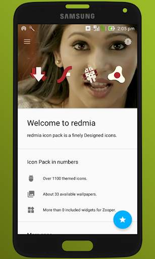 RedMia - icon pack screenshot 1