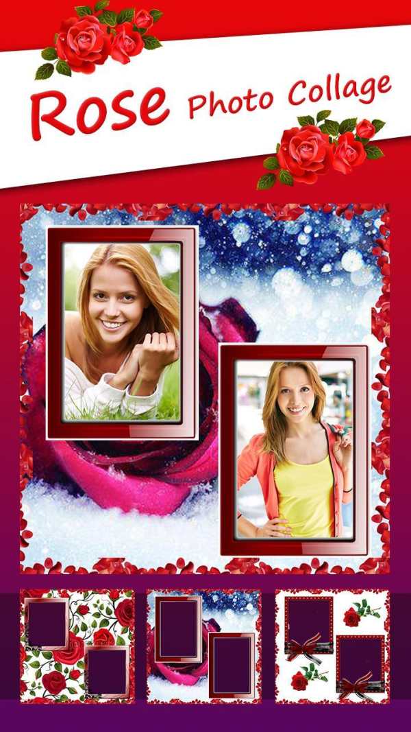 Red Rose Photo Collage Frames screenshot 5