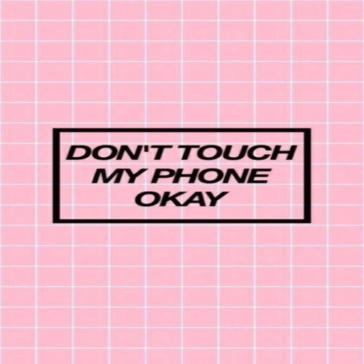 dont touch my phone wallpaper icon