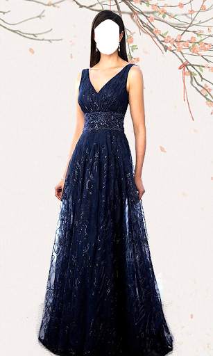 Women Long Dress Photo Suits screenshot 1