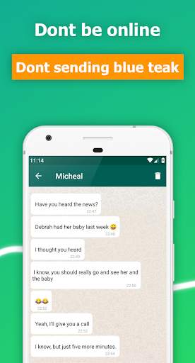 UnSeen - No Last Seen, Hide Blue Tick for WhatsApp screenshot 2