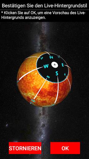 3D Ball Kompass und animierte Tapete screenshot 12