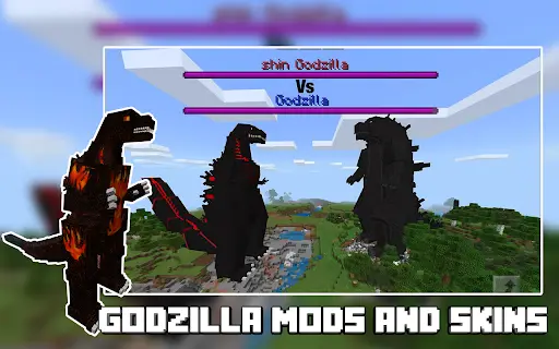 Latest Map and Skins Godzilla for Minecraft PE screenshot 3