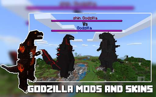 Latest Map and Skins Godzilla for Minecraft PE screenshot 3