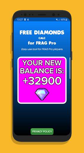 Free FRAG Gold & Diamonds Calc - for Pro Players screenshot 2