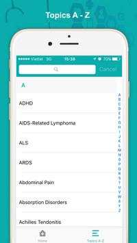 Health infomation - specialties and topics screenshot 2