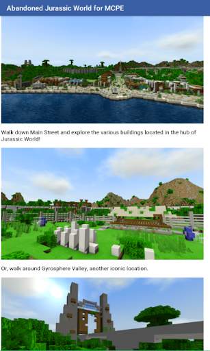 Abandoned Jurassic World for Minecraft screenshot 3