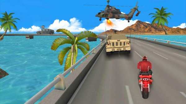 Moto Bike Shooter- Bike Attack 3D Game screenshot 1