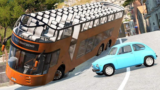 Bus Crash Car Simulation 3D screenshot 3