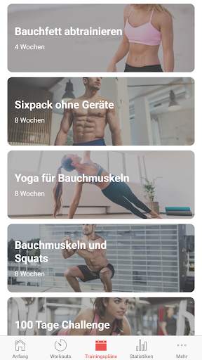 Bauchtraining für zuhause screenshot 2