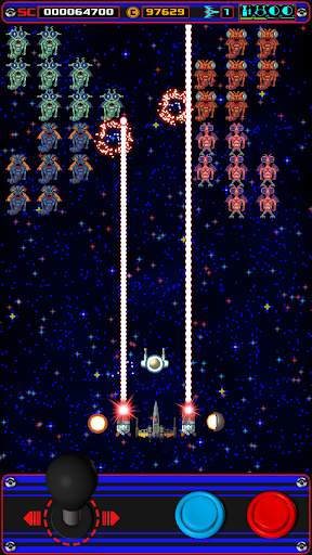 Retro Galactic Swarm Legends Arcade screenshot 1