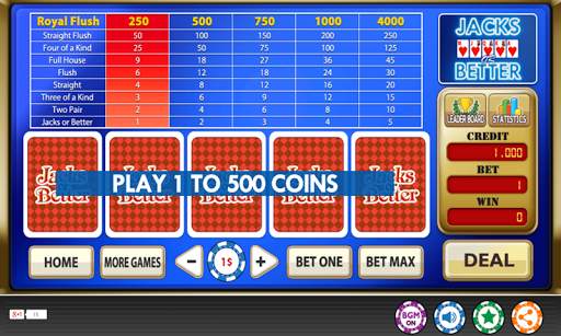 Casino Video Poker screenshot 1