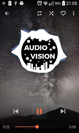AudioVision Music Player 1 تصوير الشاشة