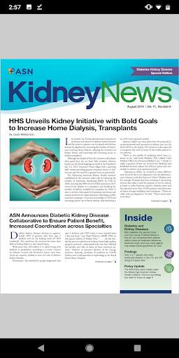 ASN Kidney News screenshot 1