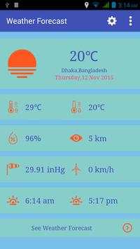 Weather Forecast screenshot 1