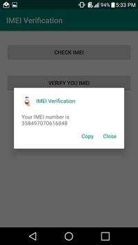IMEI Verification screenshot 2