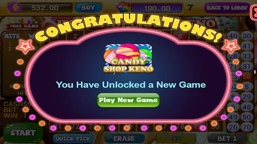 Free Keno Games - Candy Bonus screenshot 9