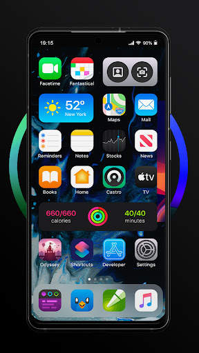Phone Launcher IOS 15 screenshot 2