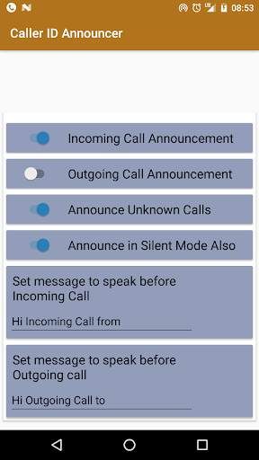 Incoming Caller Name Announcer screenshot 1