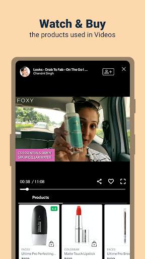 Foxy : Personalised Beauty Shopping App! screenshot 5