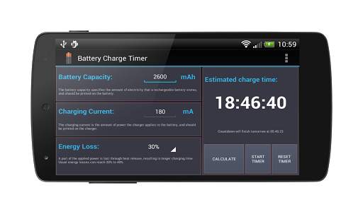 Battery Charge Timer Lite screenshot 2