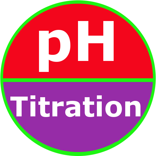 pH titration acids icon
