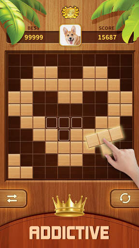 Woody Block Puzzle 99 - Free Block Puzzle Game 1 تصوير الشاشة
