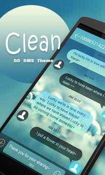 (FREE) GO SMS PRO CLEAN THEME screenshot 1