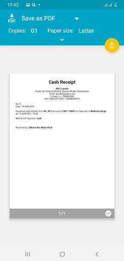 Cash Receipt screenshot 6