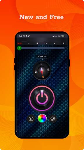 Flash light - Flashlight App Free screenshot 4