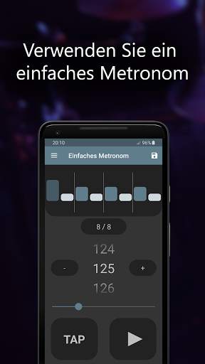 Camtronome - metronom, kamera screenshot 1