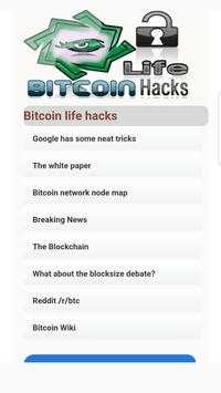 Bitcoin Life Hacks screenshot 1