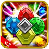 Jewels Crush Match 3 Free II logo