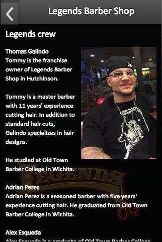 Legends Barber Shop screenshot 1