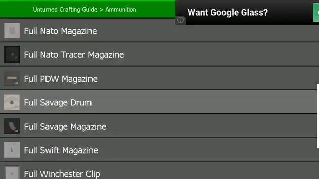 Unturned Crafting Guide screenshot 2